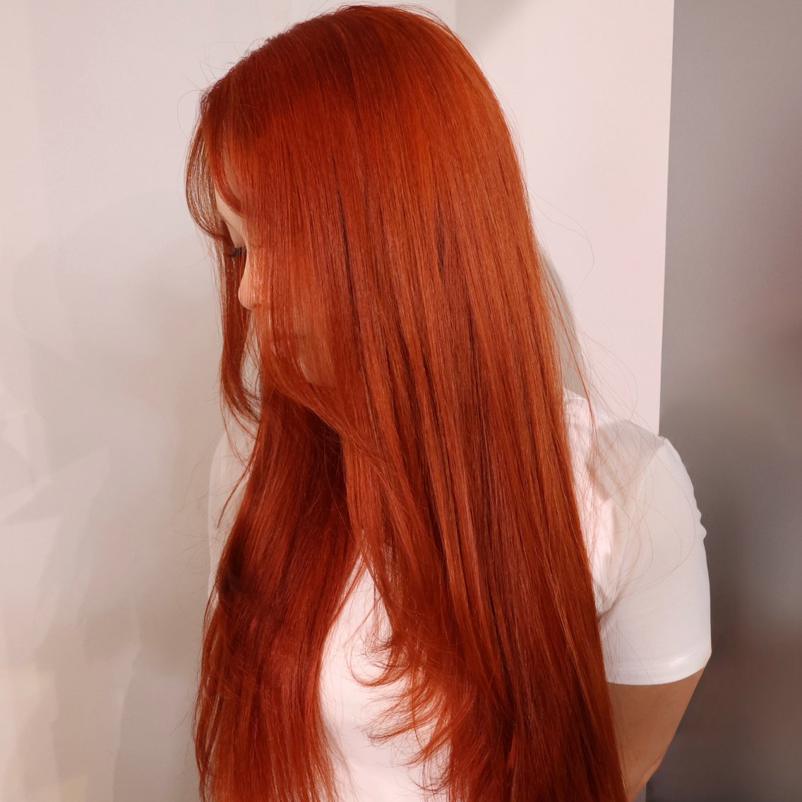 ロング カラー オレンジ ゆうと cashel渋谷のヘアスタイル