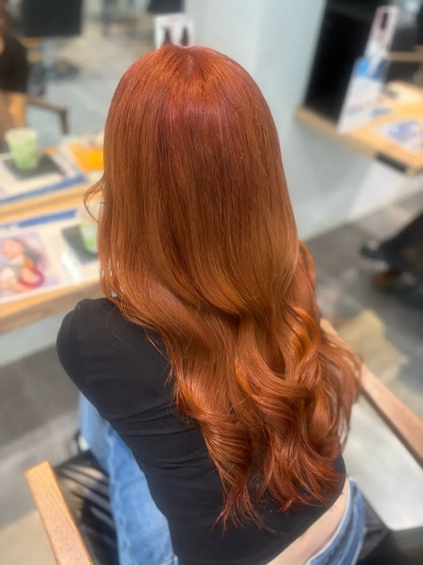 ロング ヘアカラー トリートメント AVANCE泉大津店 加茂瑞希のヘアスタイル
