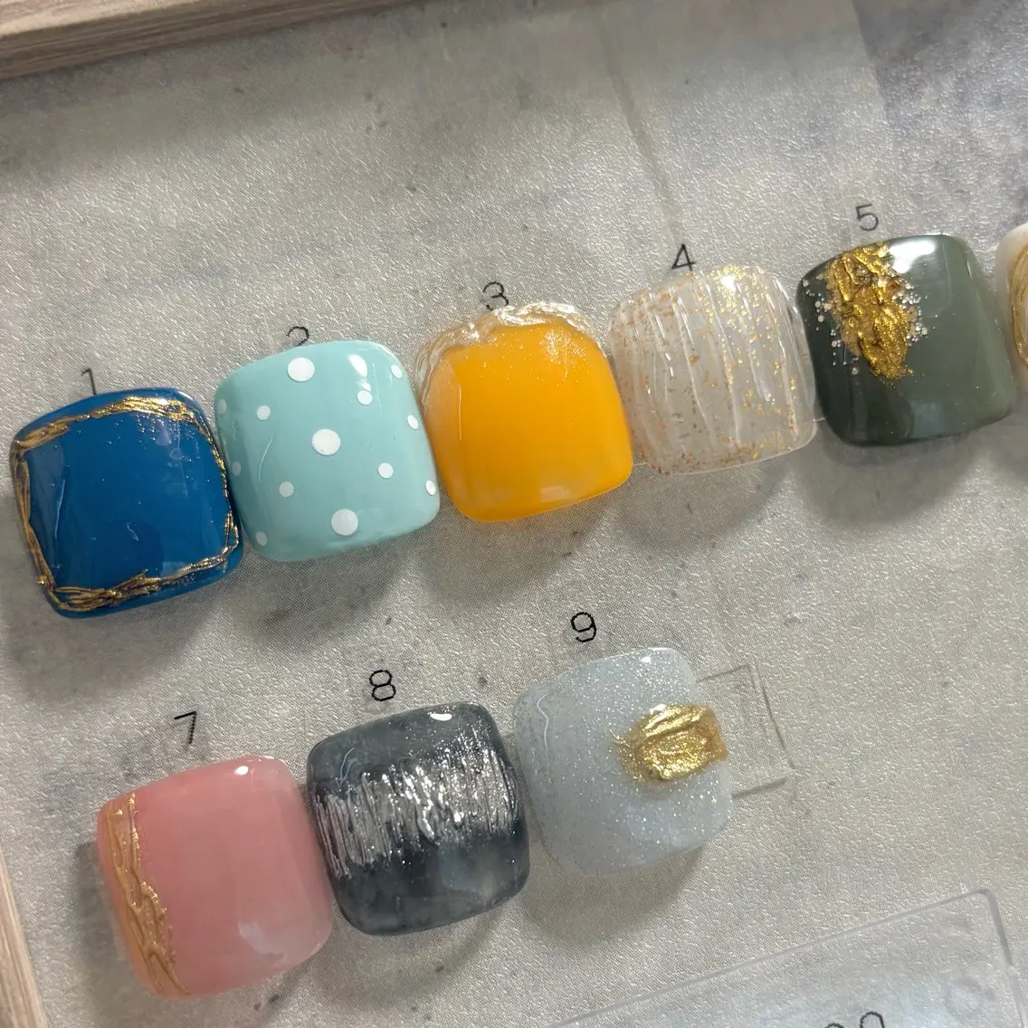 パーマ フットネイル N.plus NaiLのネイルデザイン