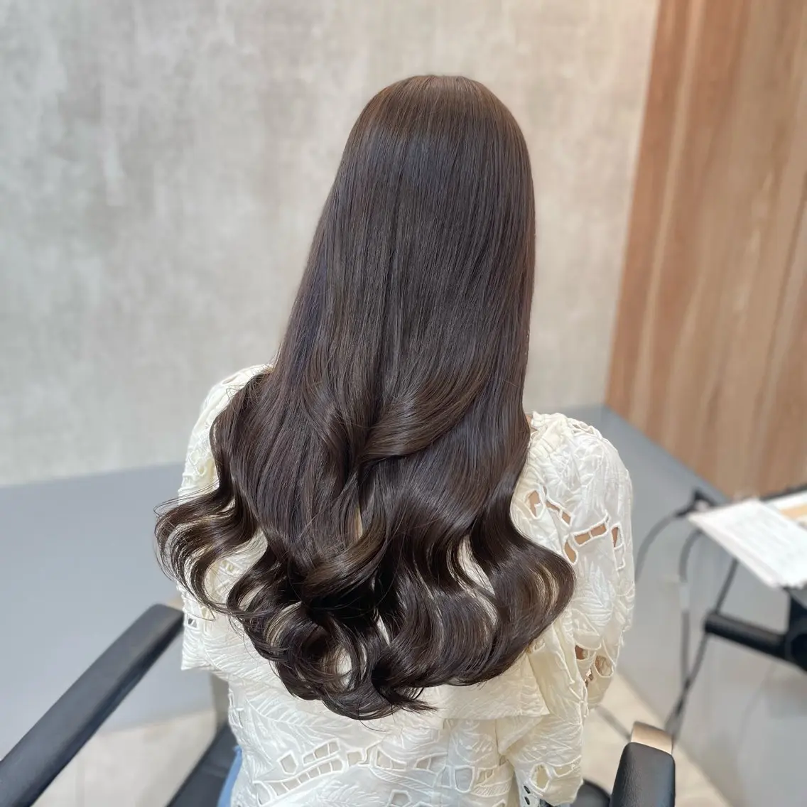 ミニモ限定価格💓　似合わせカット＋プレミアムカラー＋1stepトリートメント　オリーブベージュ/グレージュの写真