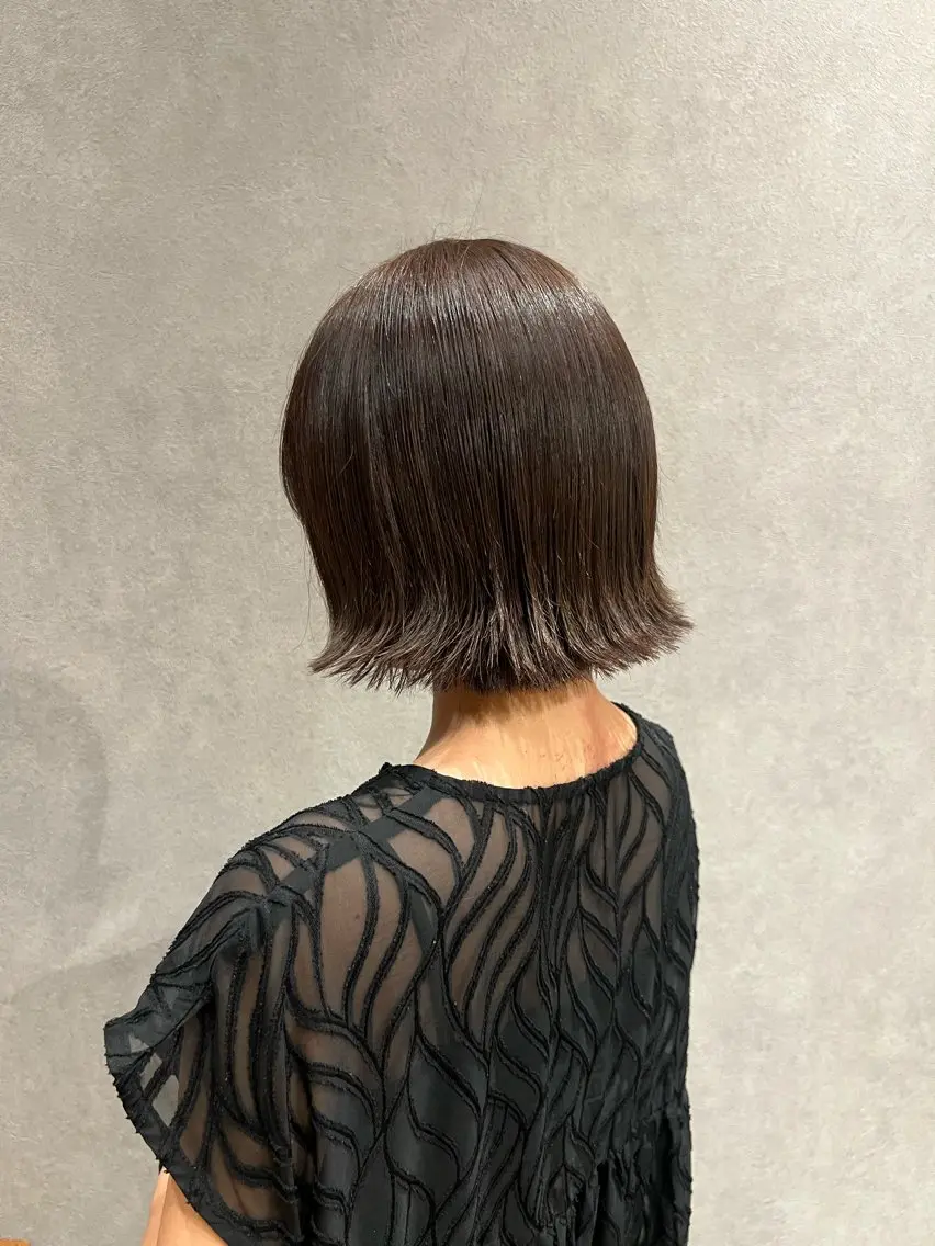 ショート ボブ 外ハネヘア カット reiju （ranka）のヘアスタイル