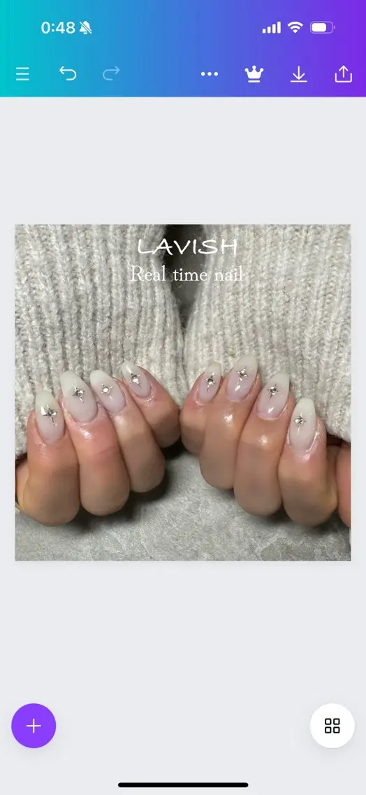 ネイル LAVISH 大和店 emi・:*+のネイルデザイン