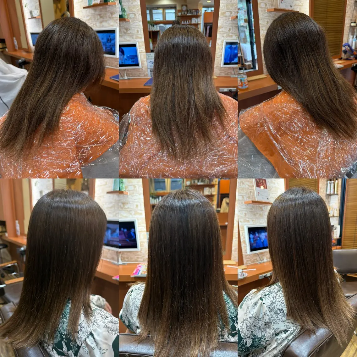 ロング 縮毛矯正 山口 博司のヘアスタイル