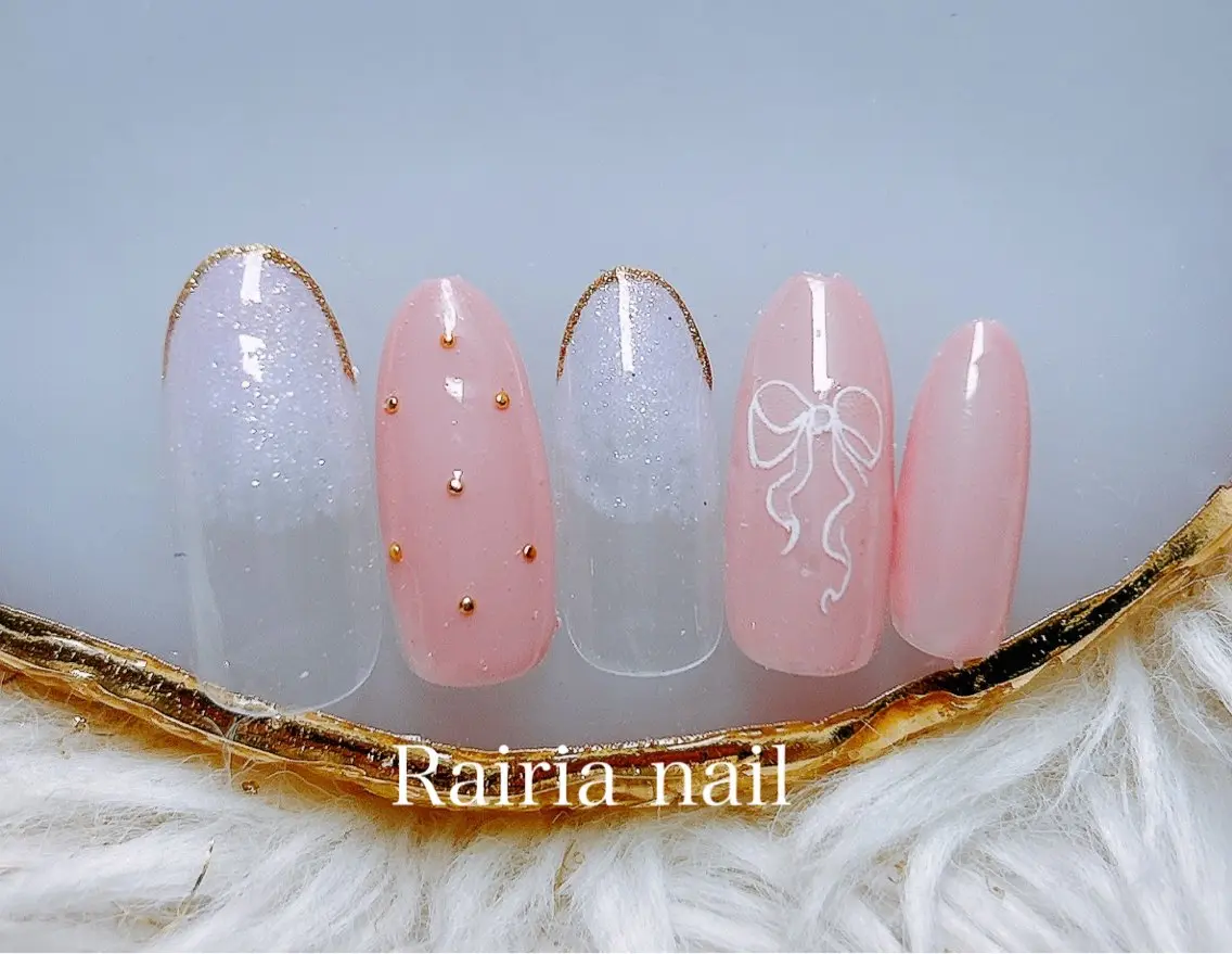 ネイル グリーン 持ち込み Rairia nail本八幡店のネイルデザイン