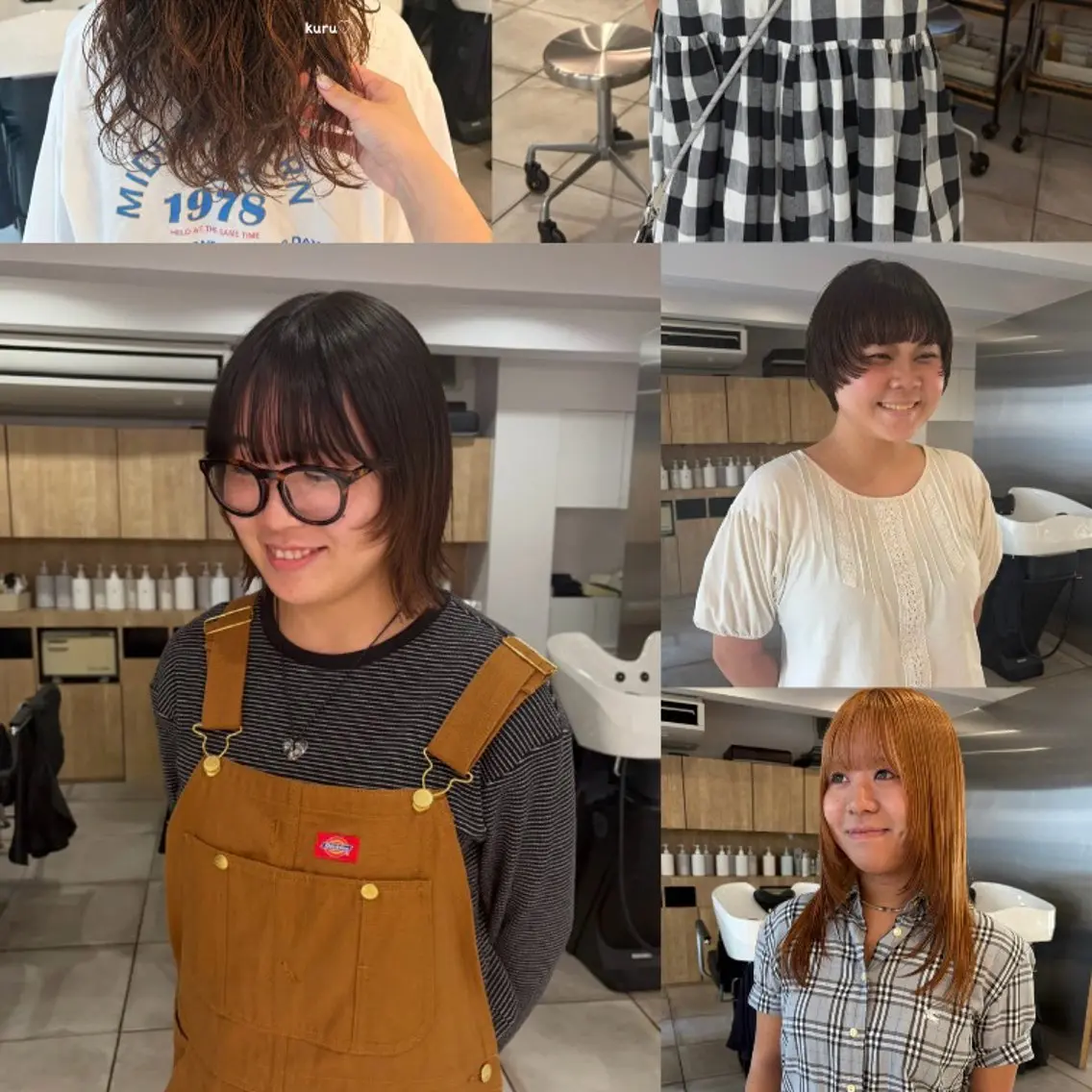 ミディアム rin 京都美容室のヘアスタイル