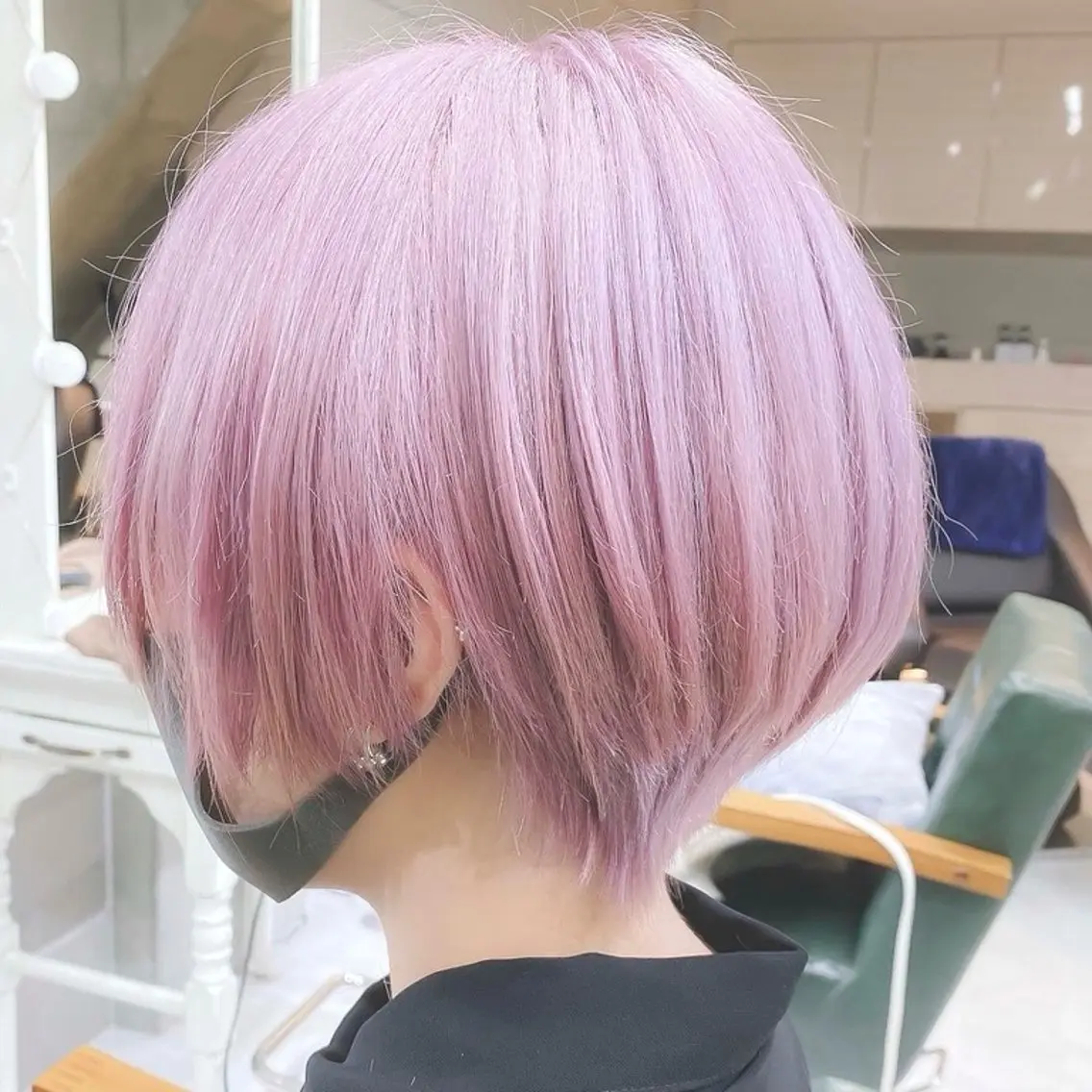 ショート カラー ブリーチ デザインカラー ハイトーンカラー ピンクカラー ヘアカラー トリートメント DAYS Men’sのヘアスタイル