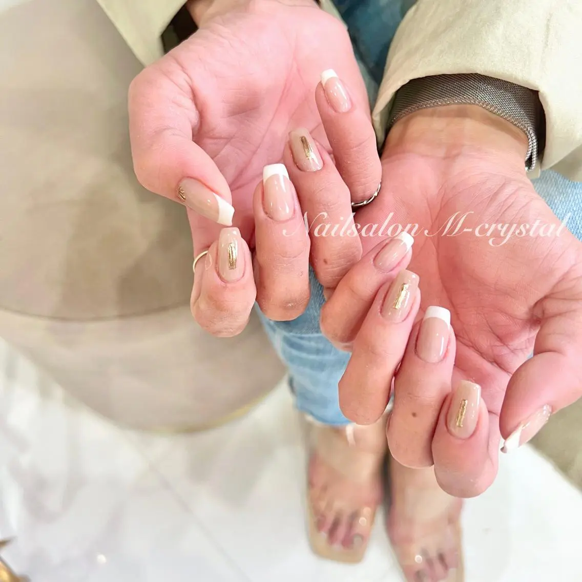 ミディアム Nailsalon M-crystalのネイルデザイン