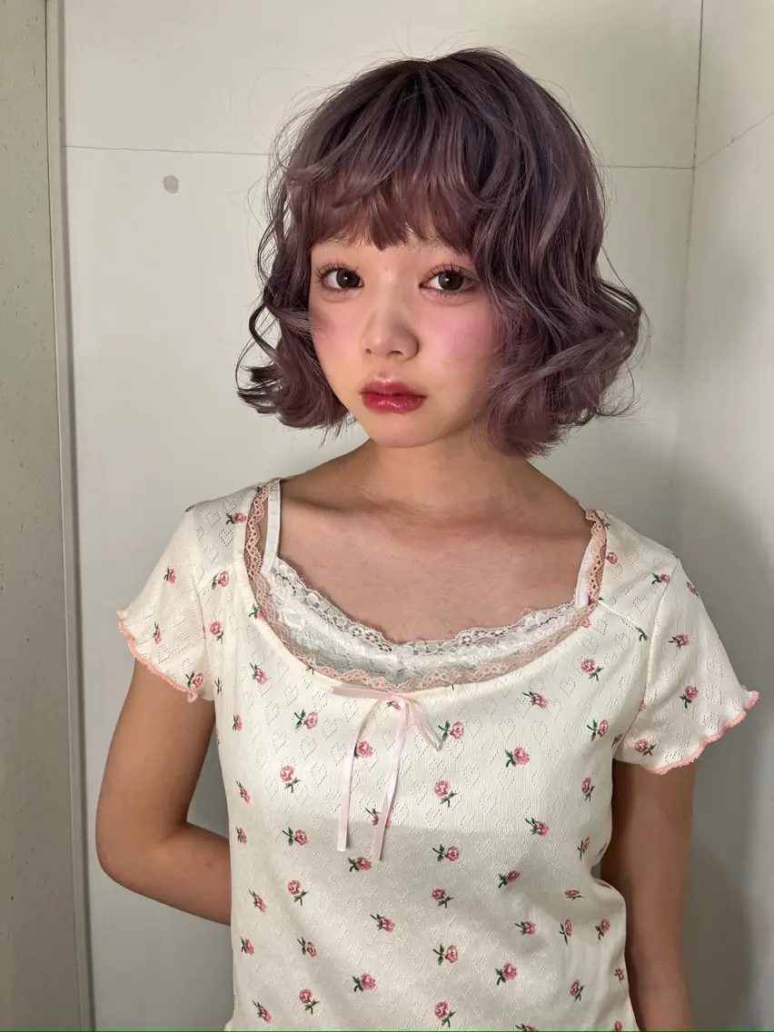 カラー ness 一花のヘアスタイル