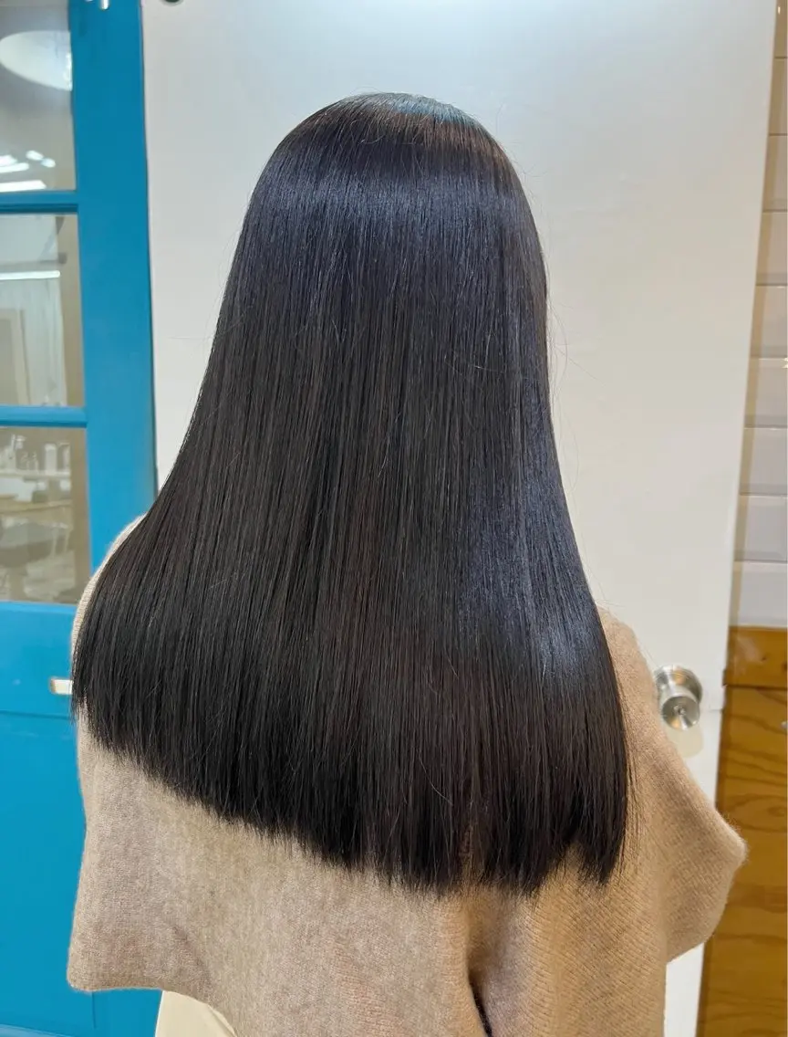 🌿【期間限定】美髪縮毛矯正+最上級トリートメントの写真