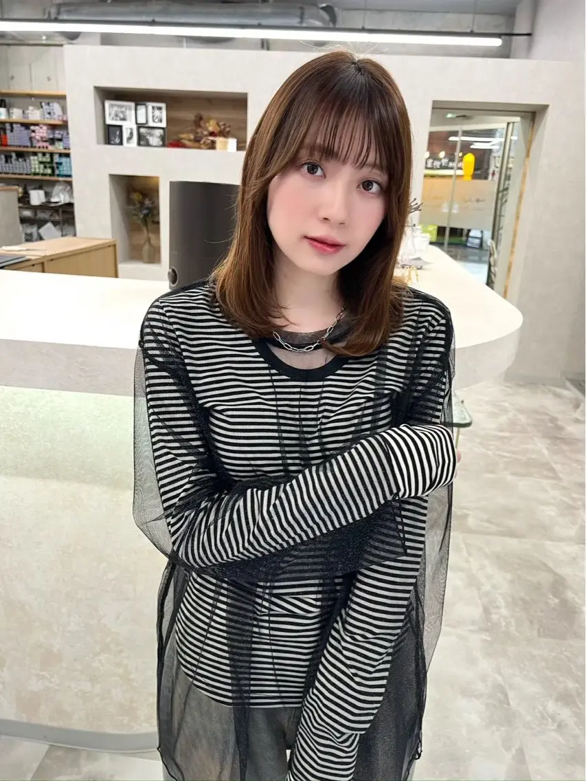 カラー ブラウンカラー ナチュラルブラウン ヘアカラー 山口 颯太のヘアスタイル