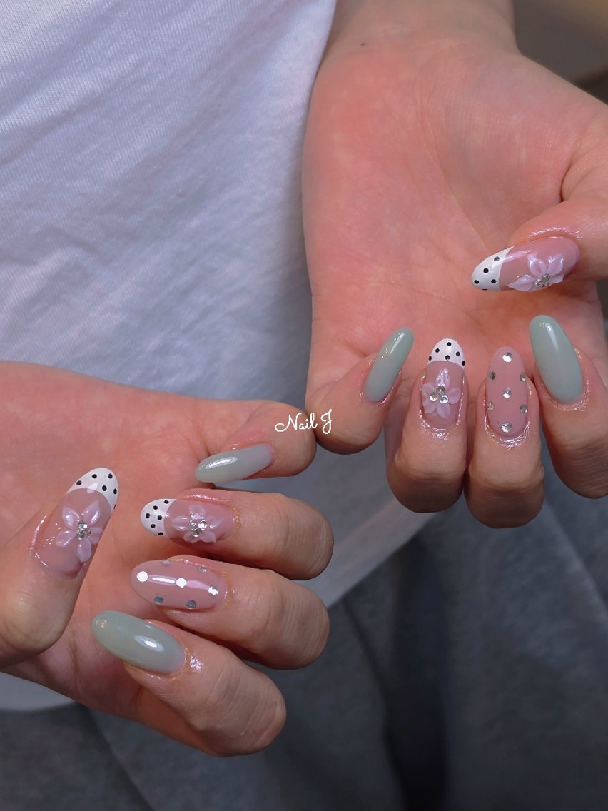 ネイル 韓国ネイル ハンドネイル Nail Jのネイルデザイン