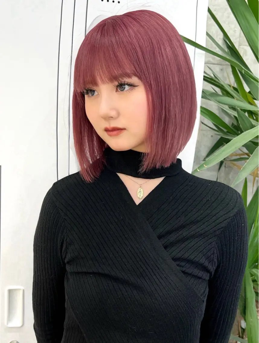 ショート ボブ 顔周りカット 苗代萌/ぷるツヤ髪 🫧／レイヤーカットのヘアスタイル