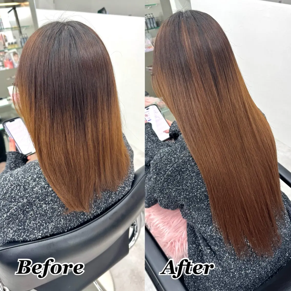 エクステ ヘアメ🎀ハイトーン 🩵エクステ🪄しほのヘアスタイル