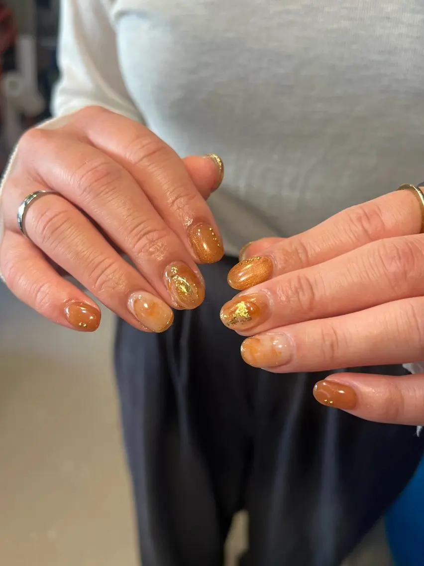 ネイル ハンドネイル Hata nail 🎀個性派ニュアンスのネイルデザイン