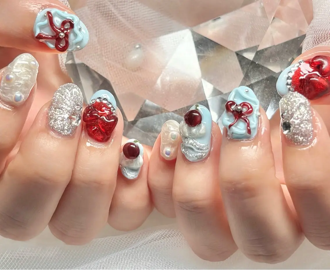 ネイル ハンドネイル フットネイル AKARI nail💅のネイルデザイン