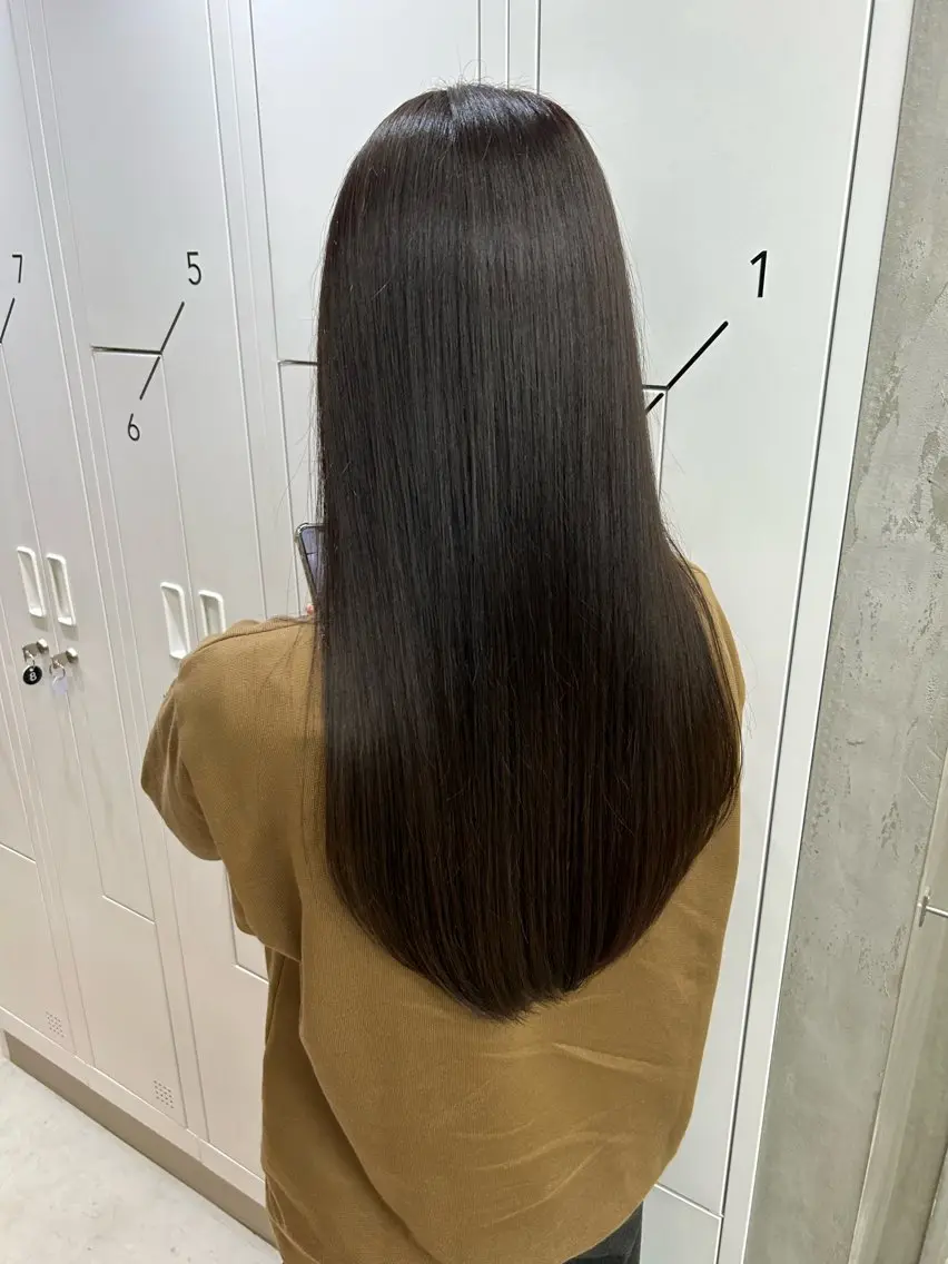 ロング カラー パーマ 似合わせカット✂︎ りょお🫧のヘアスタイル
