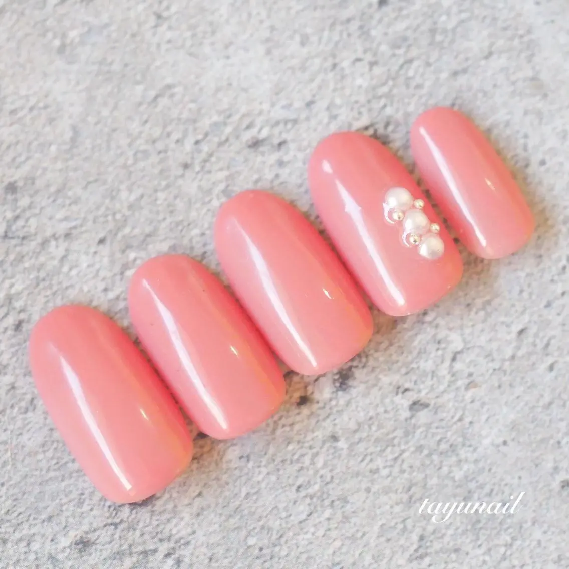 ネイル アートネイル ジェルネイル ニュアンスネイル ワンカラーネイル パラジェル ハンドネイル ネイルサロン 【たゆnail】のネイルデザイン