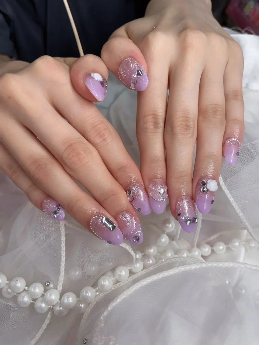 ネイル ハンドネイル 🫧 Y♡veil🫧のネイルデザイン