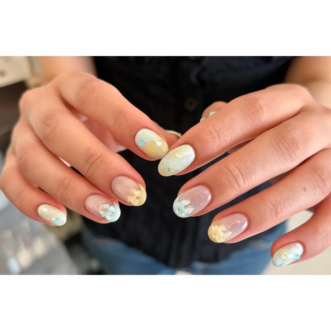 ネイル ハンドネイル ⏦Little 𐙚 Nail⏦のネイルデザイン