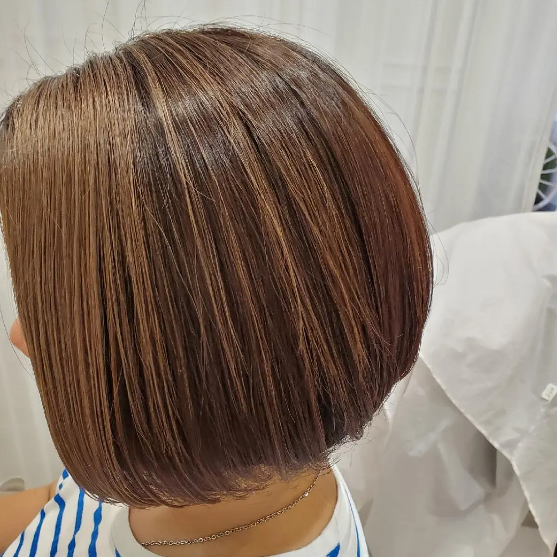大人気⤴️ハイライト、白髪ぼかし🍀の写真