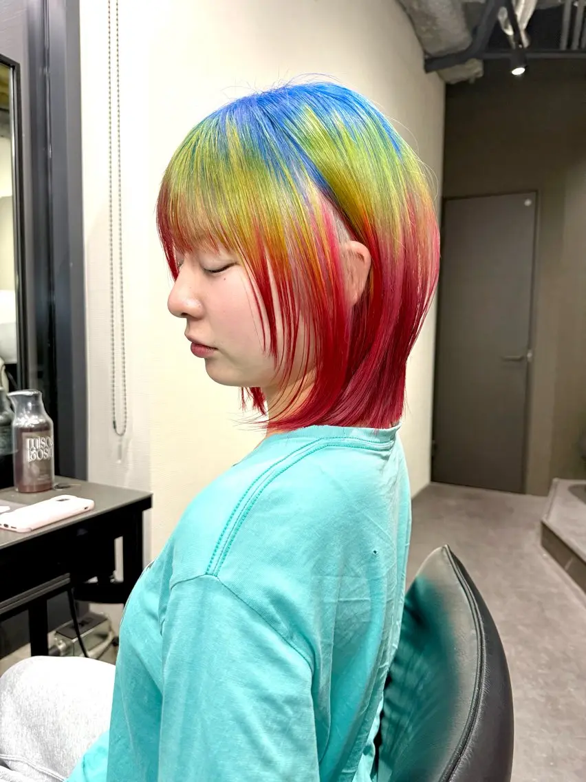 ショート カット ヘアカラー トリートメント 秋山 輝星のヘアスタイル