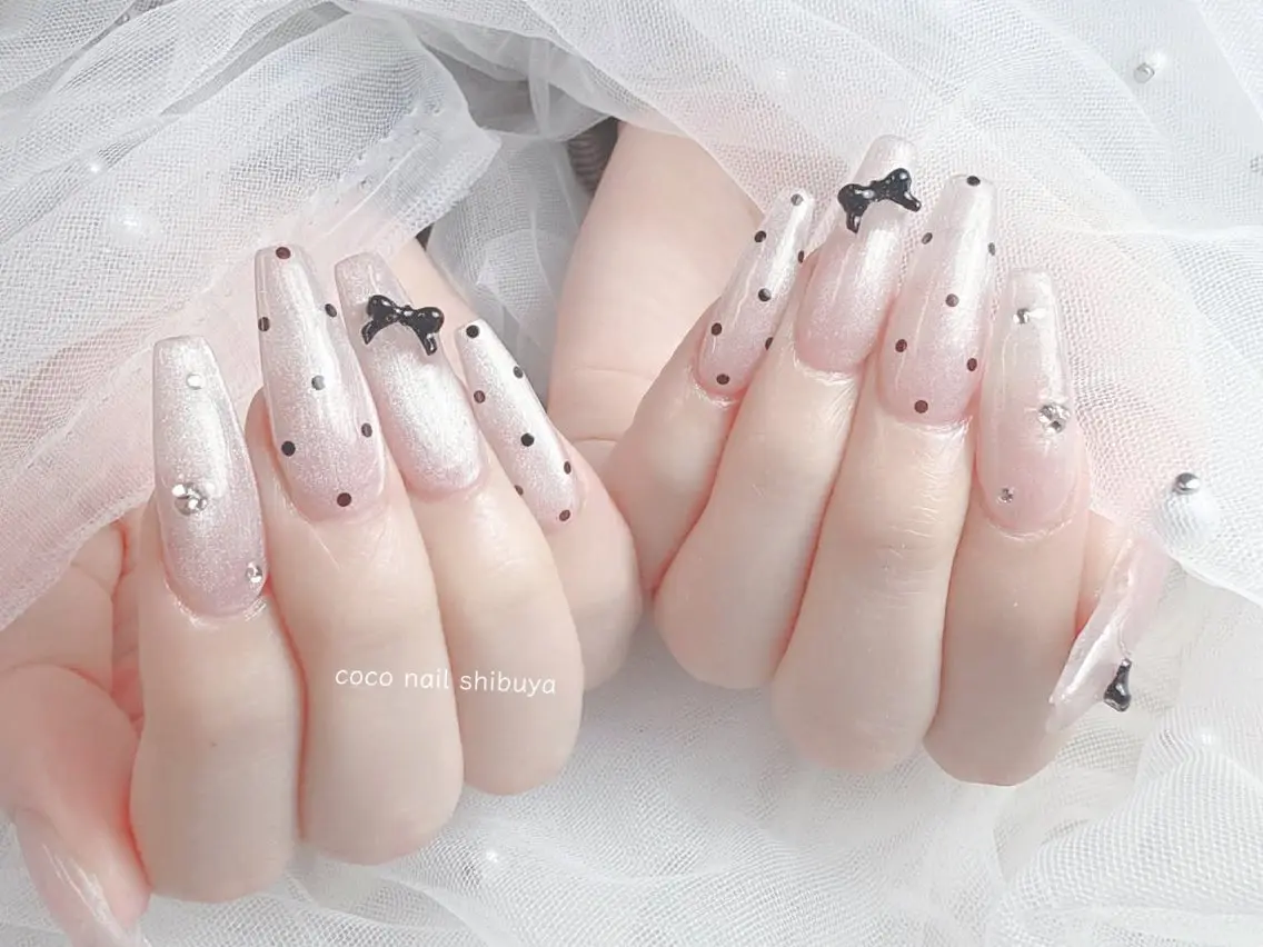 ネイル 長さ出し 韓国ネイル ロングネイル 持ち込み スーパーロングネイル ハンドネイル CoCo Nail 長さ出し専門店のネイルデザイン