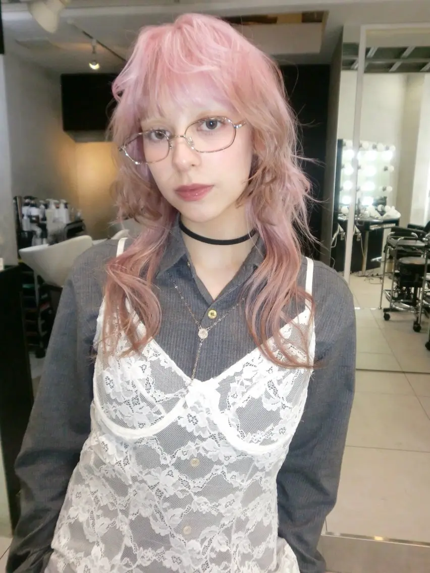 【20%off🐰】リタッチ+カラー+デザインカラー+トリートメントの写真