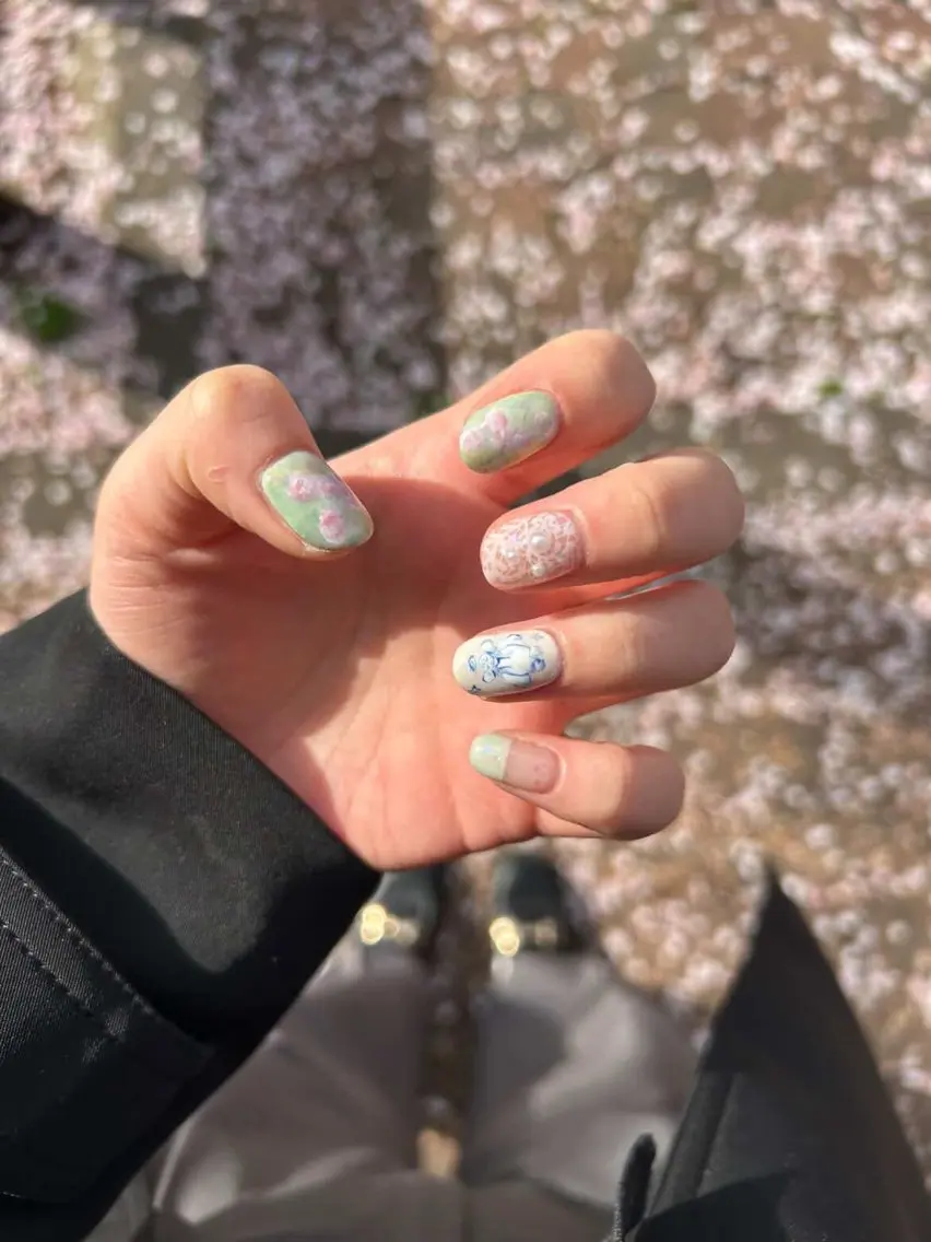 ネイル 個性派✴︎ｼﾞｬｹ写 ﾈｲﾙ🦋mire-のネイルデザイン