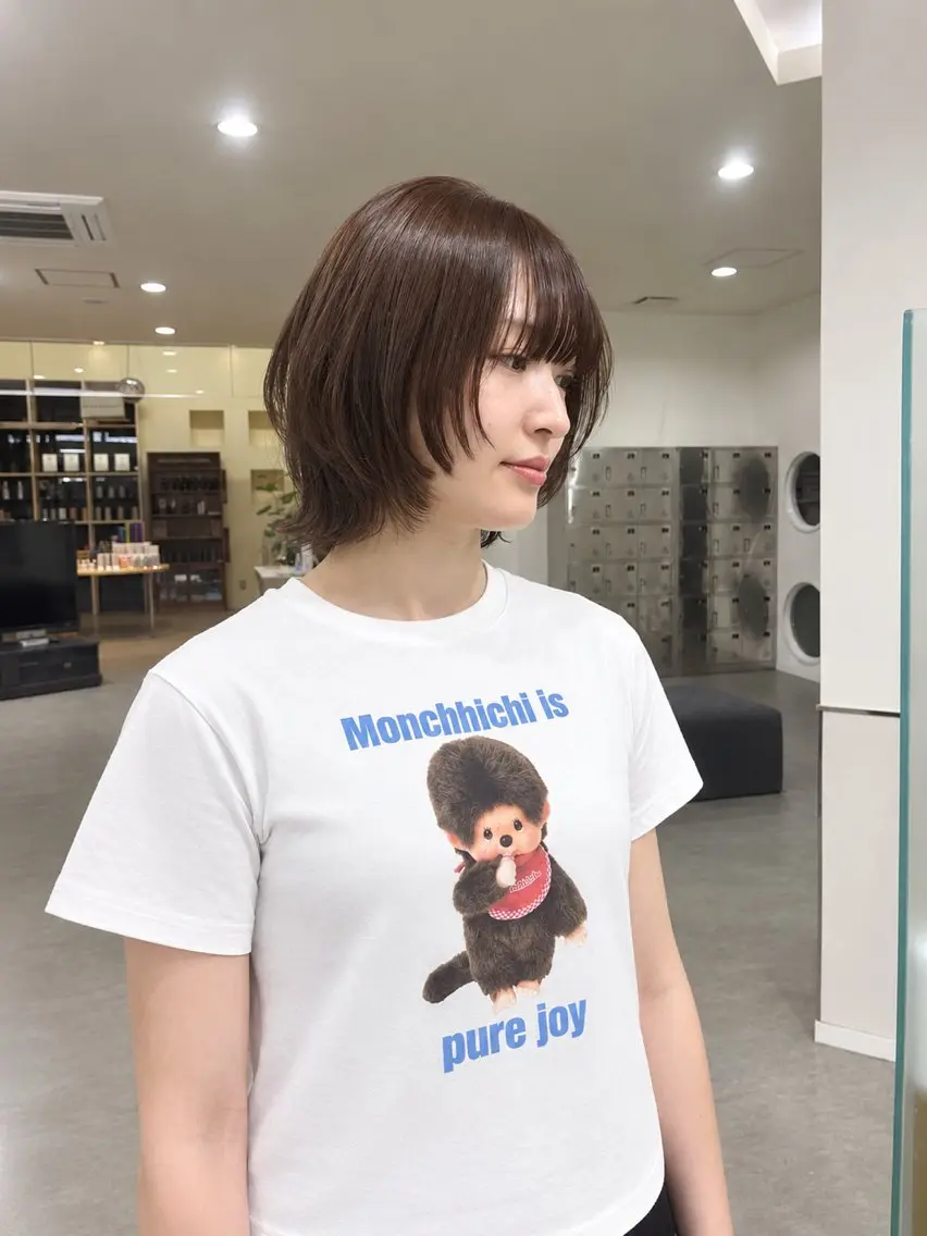ショート カラー さと🍀 レイヤーカットのヘアスタイル