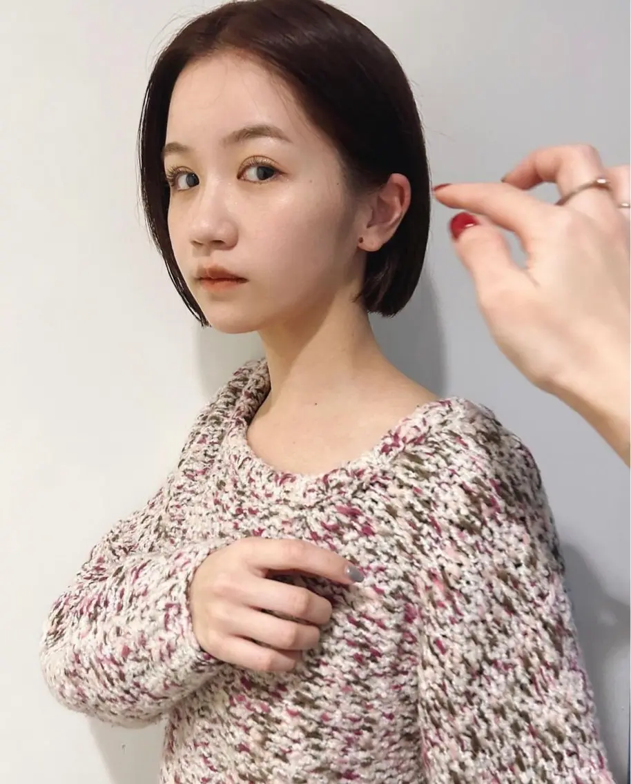 ショート カラー カット senmyo naoのヘアスタイル