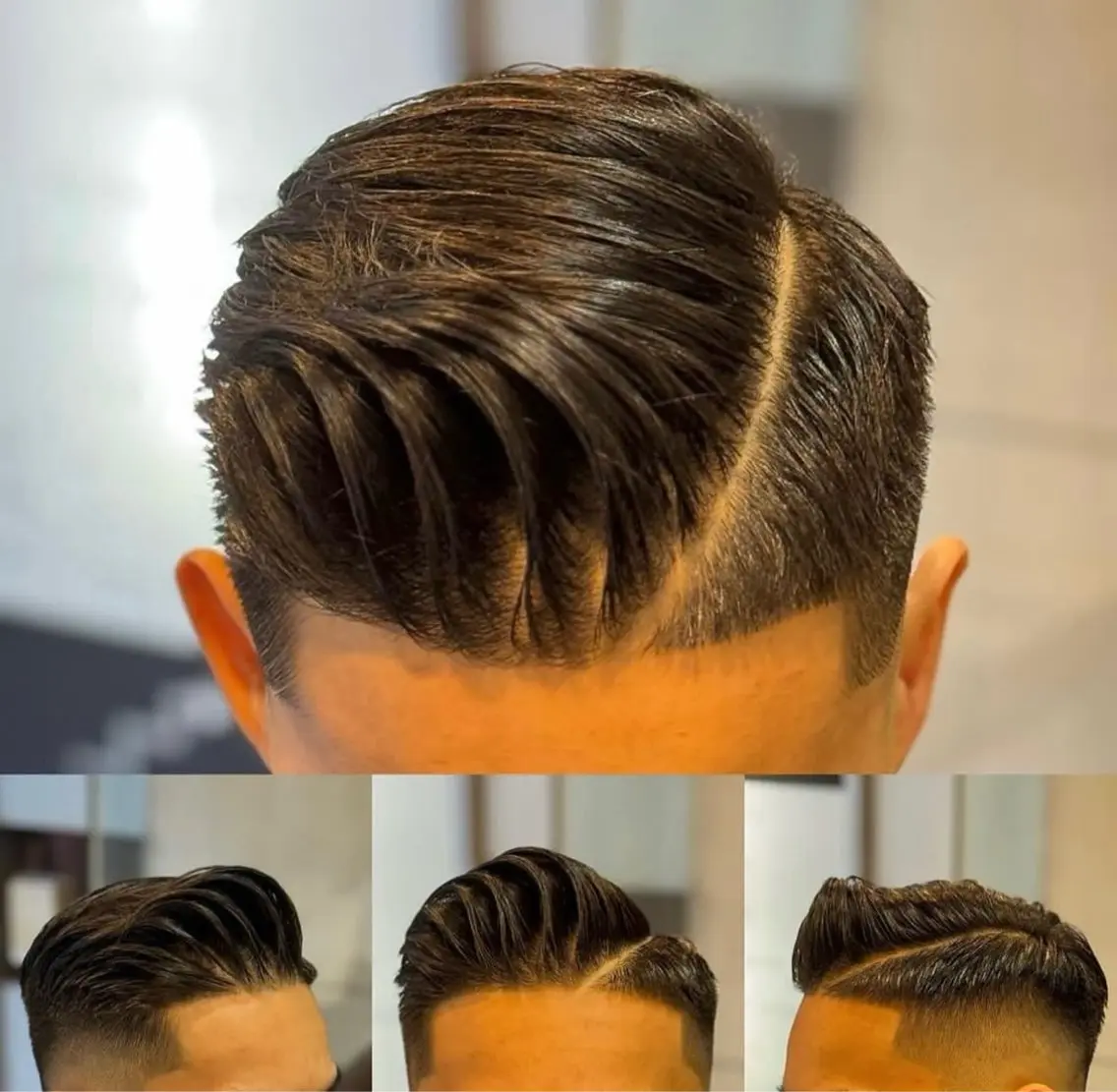 ショート パーマ メンズ フェードカット メンズパーマ スキンフェード 渡邉 直登のヘアスタイル