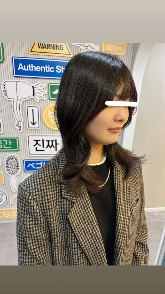 ミディアム 韓国スタイル Akiraのヘアスタイル