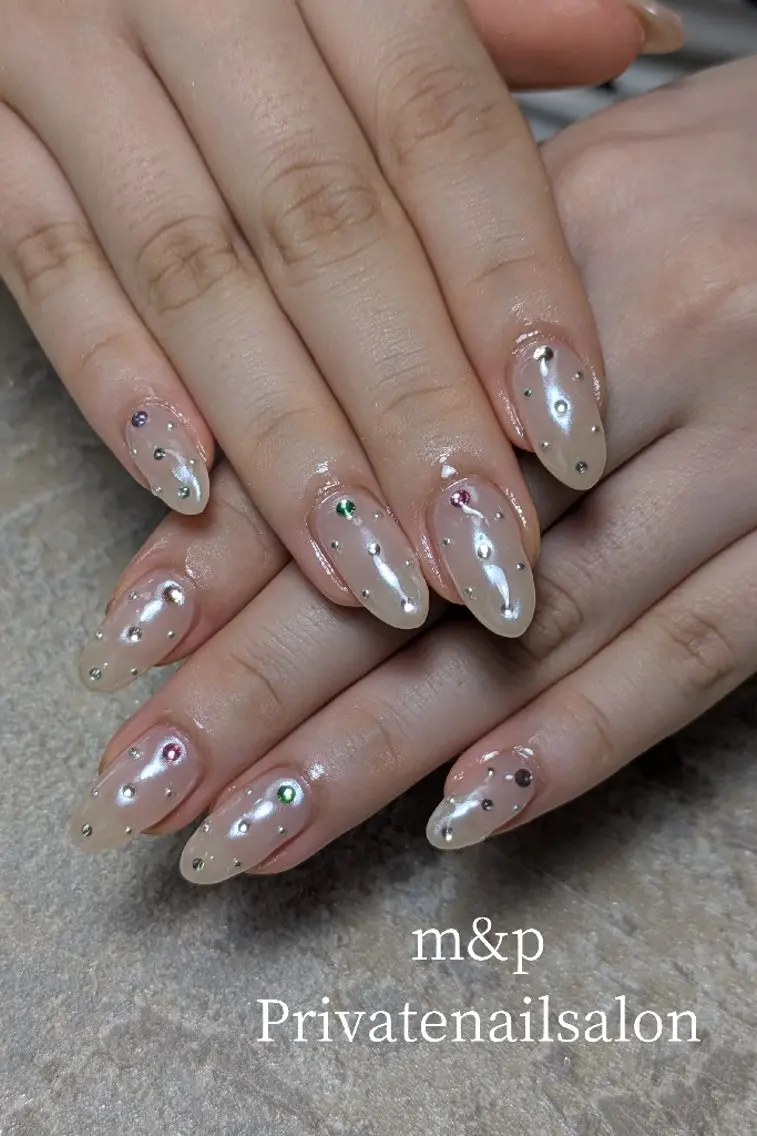 ネイル シンプルネイル ハンドネイル m&pPrivate nailsalonのネイルデザイン