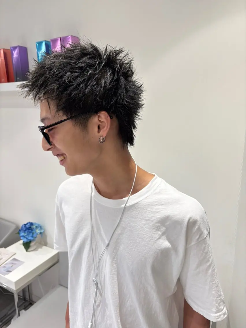 メンズ モデル募集中‼️‼️ 村上湧大のヘアスタイル