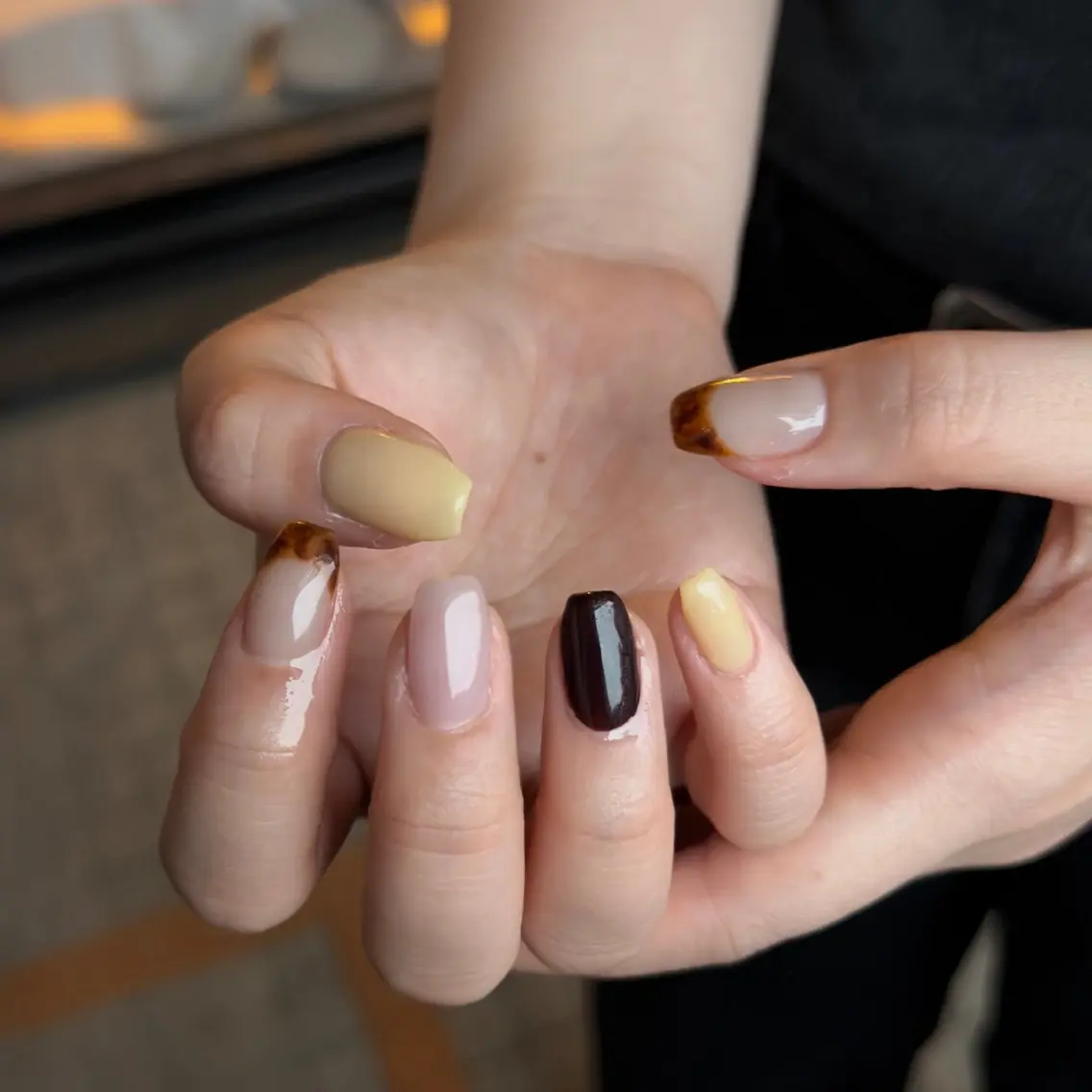 ネイル Suu-hina薬院 ニュアンスネイルのネイルデザイン