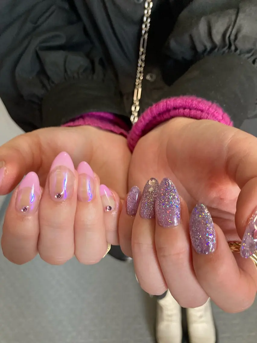ネイル ハンドネイル 海外ネイル u4me🦄💜のネイルデザイン