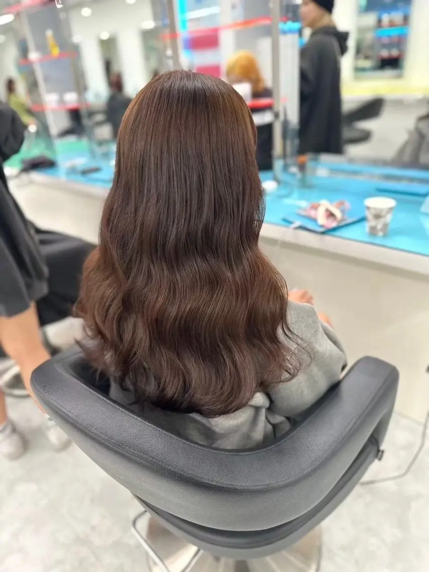 ロング カラー ヘアカラー トリートメント ヘッドスパ ヘアセット 韓国ヘア赤み消し特化 ー🦋RION🦋のヘアスタイル