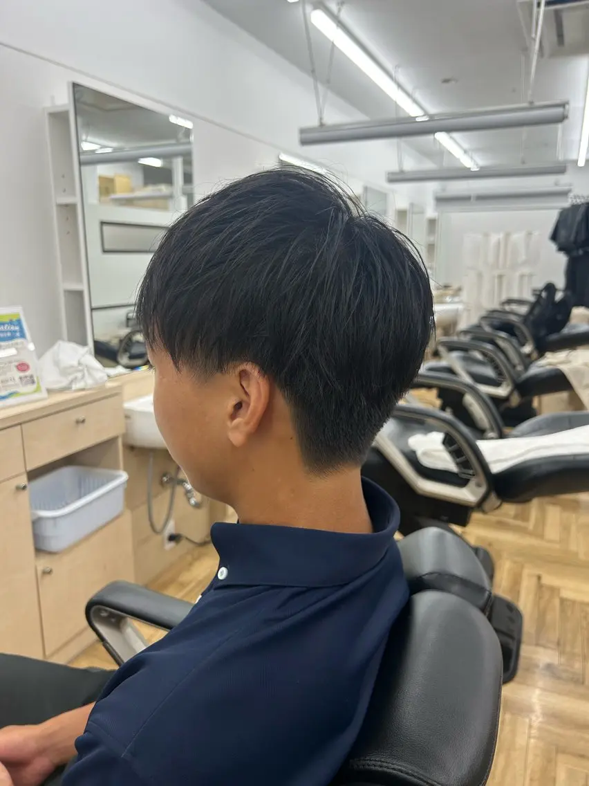 ミディアム メンズ トミオカ ⸌⍤⃝⸍のヘアスタイル