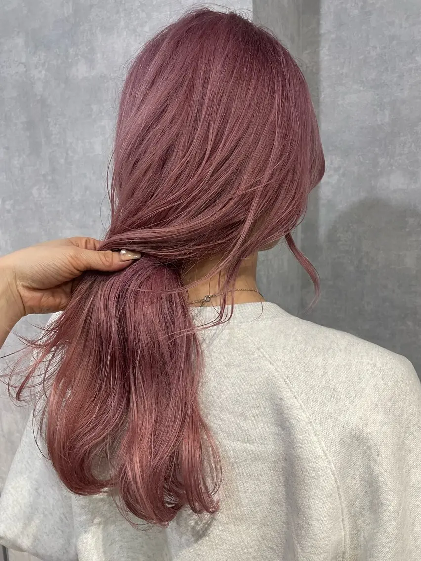 ロング カラー ヘアアレンジ ヘアカラー トリートメント 透明感カラー/推しカ ラー☁️JURAのヘアスタイル