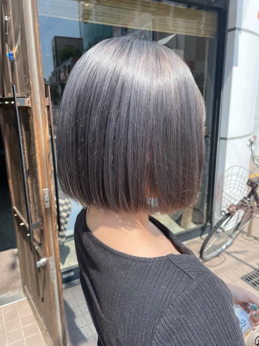 カラー Joliefille 高石店　かすみのヘアスタイル
