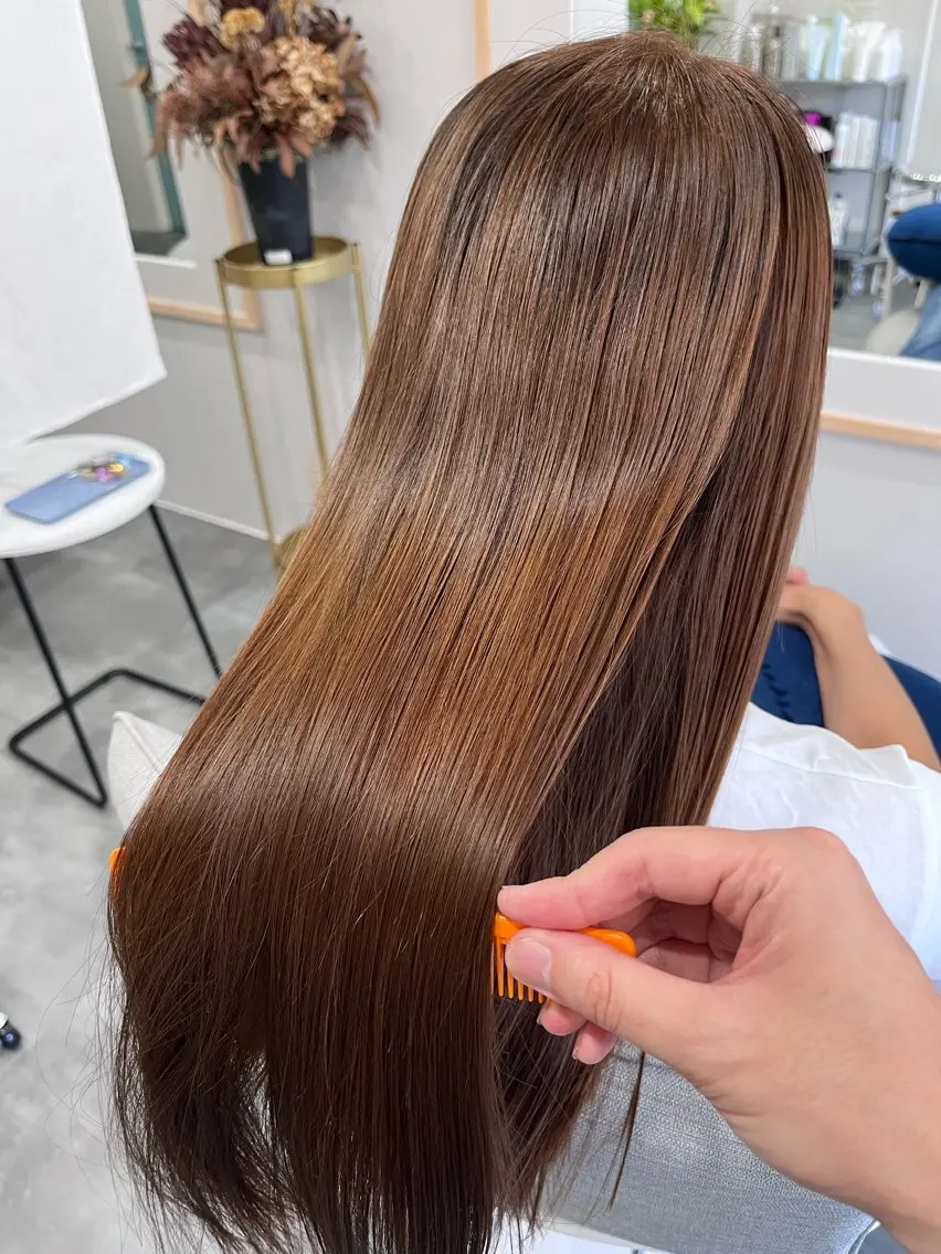 ロング カラー liL  hair サトウリョウタのヘアスタイル