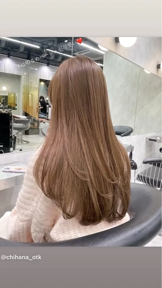 ロング カラー ヘアカラー トリートメント 🌷レイヤー・ボブ /tomomi🌷のヘアスタイル