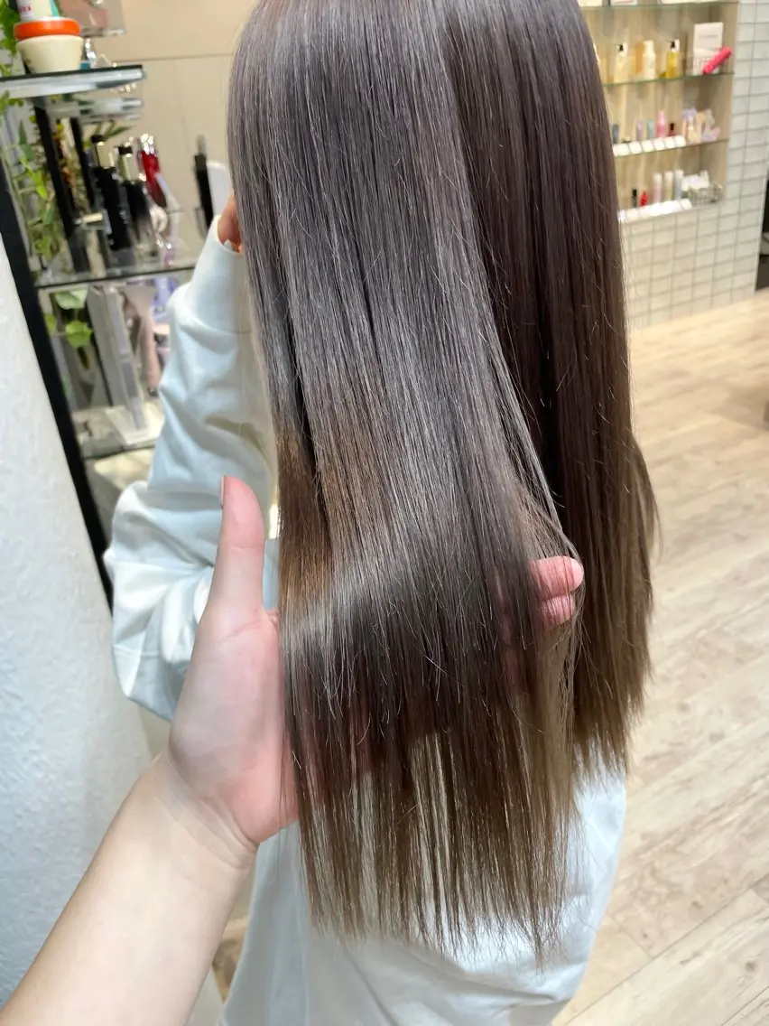 ロング カラー カット ヘッドスパ sunny side 大名　りょう👸🏼のヘアスタイル