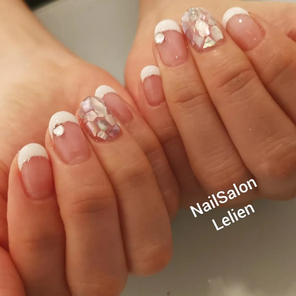 ネイル フレンチネイル ネイルサロン Lelienルリエのネイルデザイン