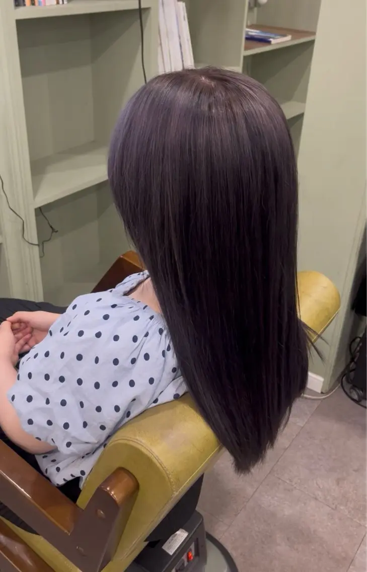 カラー AYANE ◝✩韓国ヘアのヘアスタイル
