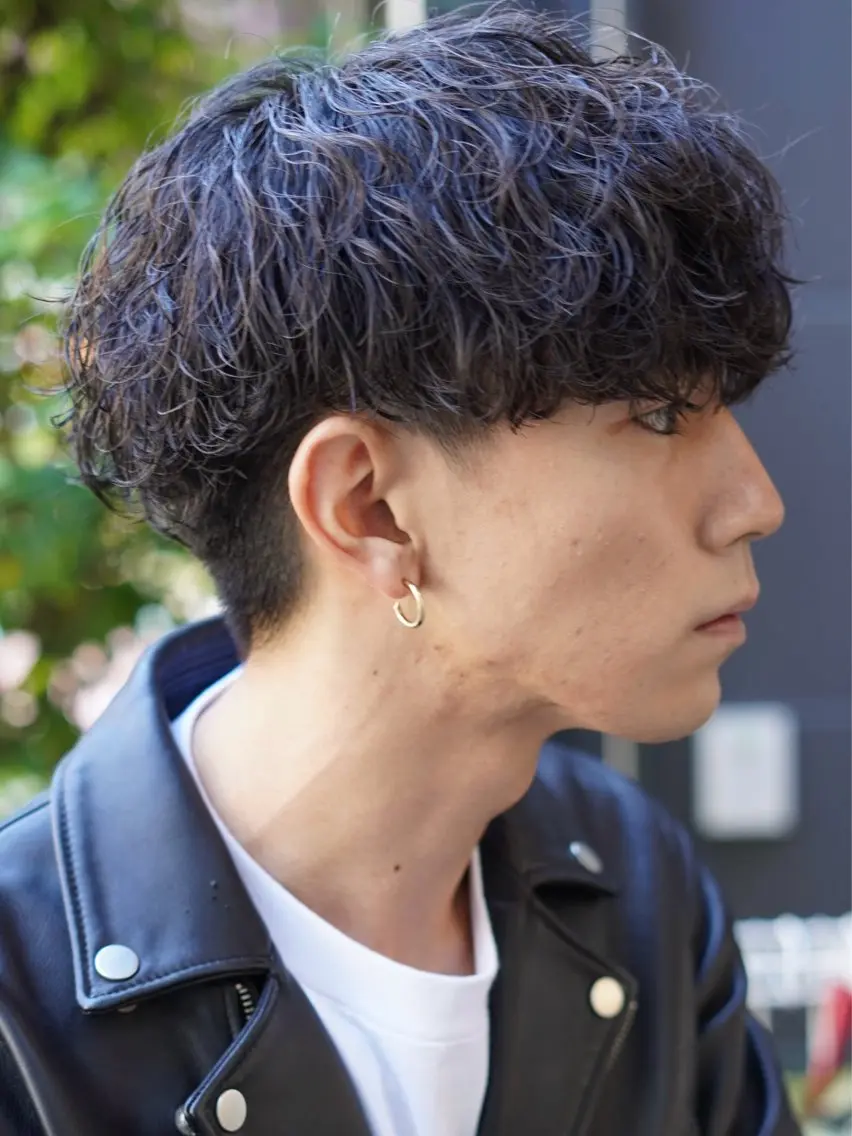 パーマ メンズ メンズパーマ 波巻きパーマ パーマ メンズパーマ特化 sayoのヘアスタイル