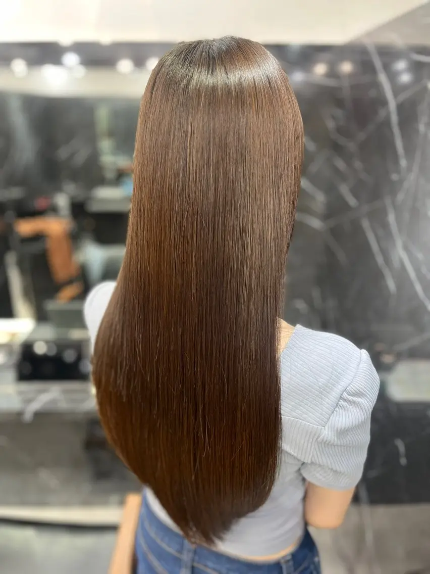 ロング くせ毛 ulu+sia/ 神戸本格派髪質改善のヘアスタイル