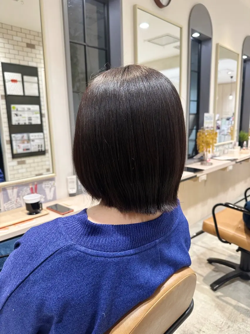 ショート カラー カット ヘアカラー トリートメント 林部 りおのヘアスタイル