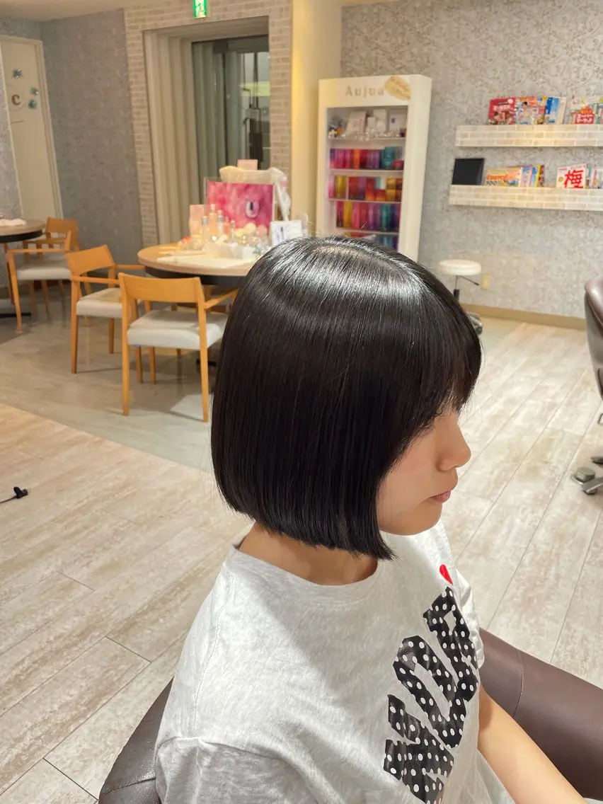 ショートカットorボブカットの写真