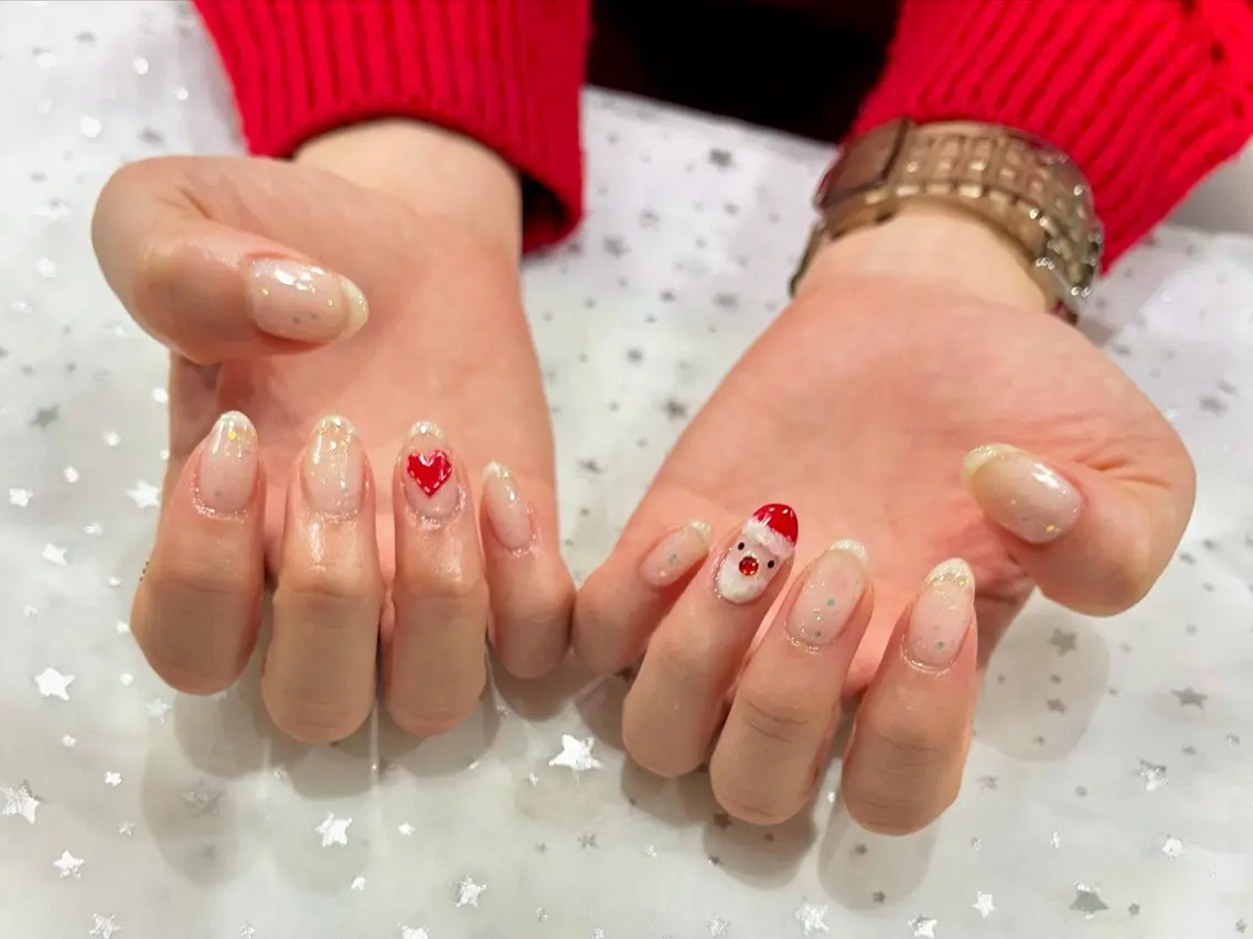ネイル ハート Nail salon Cielel⟡Ayaのネイルデザイン